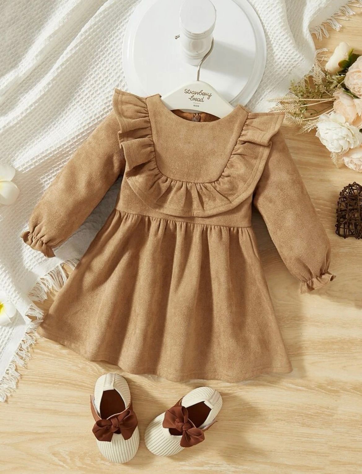 Beige jurk