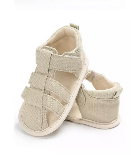 Sandalen Stof Beige 0 t/m 6 Maanden