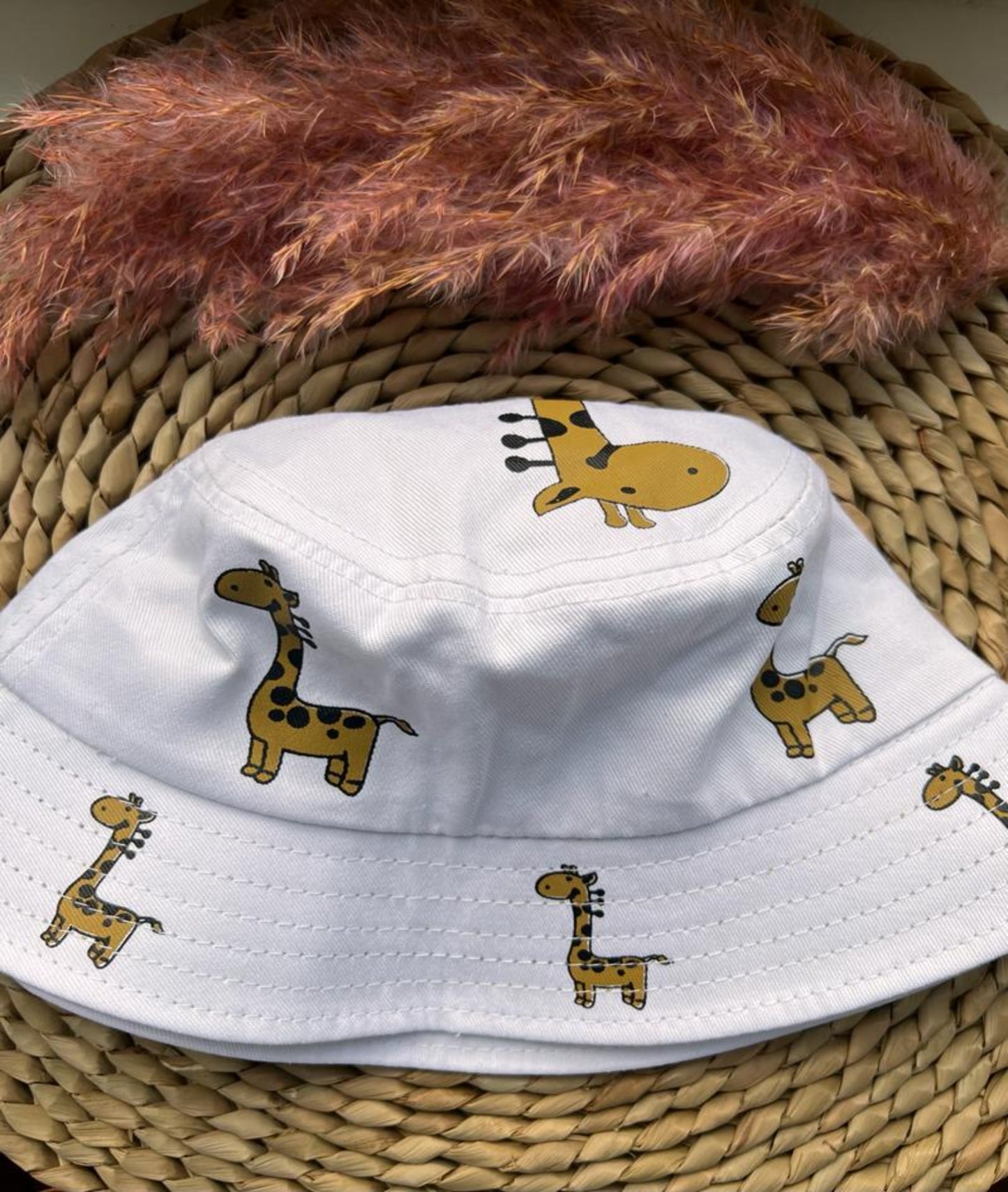 Hoed Giraffe Wit