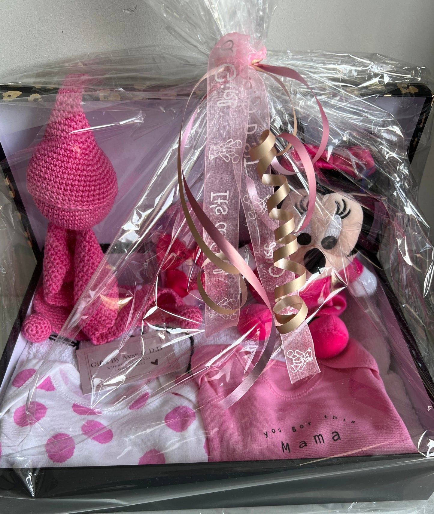 Cadeau Pakket Minnie Mouse donker roze