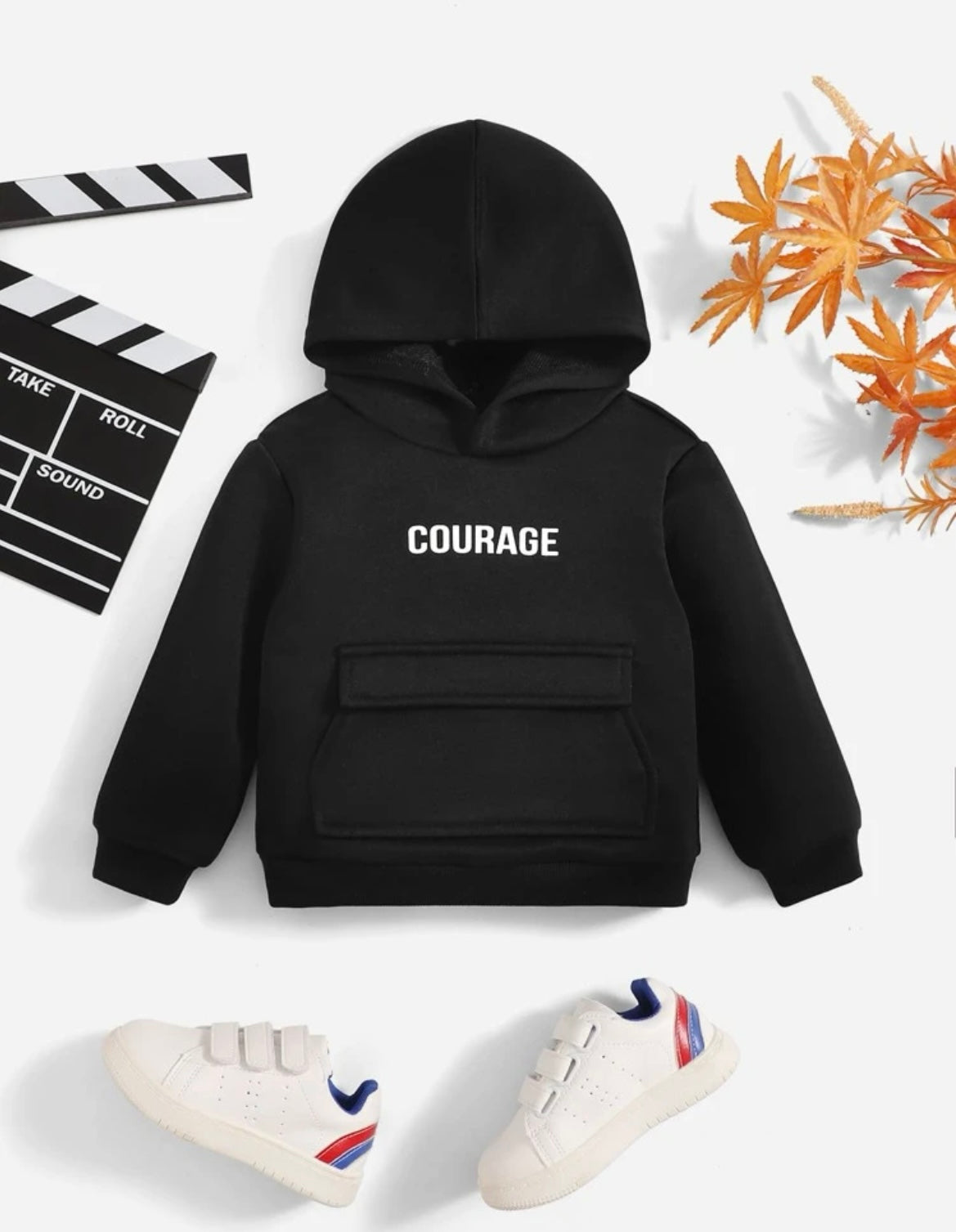 Sweatshirt Courage Zwart