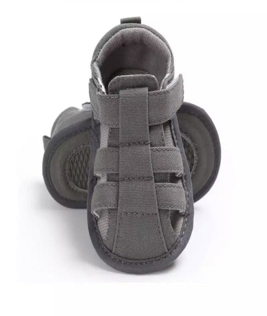 Sandalen Stof Grijs 12 t/m 18 Maanden