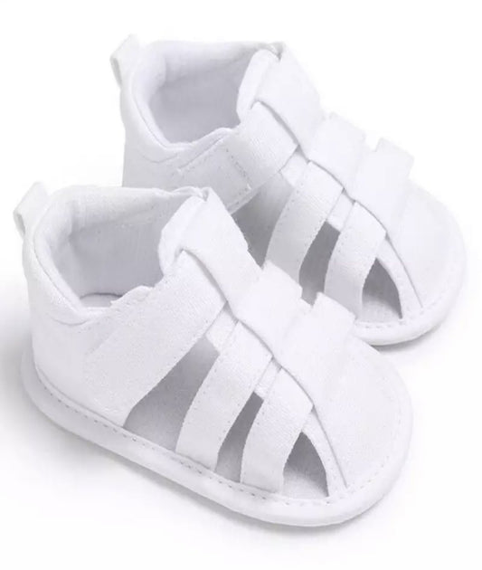Sandalen Stof Wit 0 t/m 6 Maanden